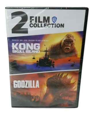 2 Film Collection: Kong Skull Island / Godzilla (DVD, 2014) Brand New Sealed-image