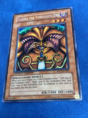 Exodia the Forbidden One mc1-en001 Ltd Ed (LP/MP) Secret Rare Yu-Gi-Oh!-image