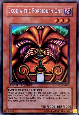 Exodia the Forbidden One MC1-EN001 Limited Edition Secret Rare MP-image