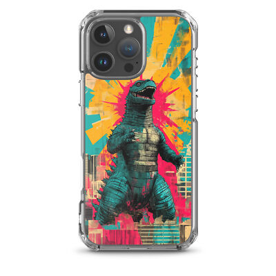 Kaiju Godzilla Poster iPhone Case-image