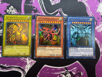 King of Games: 3 Egyptian Gods Slifer, Obelisk, Winged Dragon of Ra YGLD-image