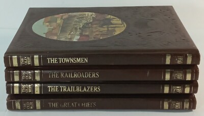 Lot Of 4 Time Life Books - The Old West Series - with minor Issues READ-image