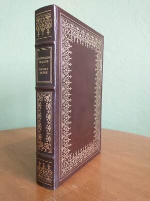 Franklin Library Robinson Crusoe Daniel Defoe Limited Edition 1979 Full Leather-image