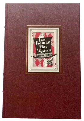 The Roman Hat Mystery by Ellery Queen (Franklin Mystery, Leather-Bound, 1989)b45-image