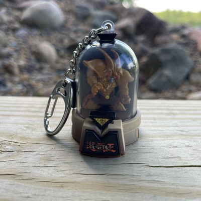 Yu-Gi-Oh Exodia “The Forbidden One” Key Chain Ring Dome Shaped 1996 HARD TO FIND-image