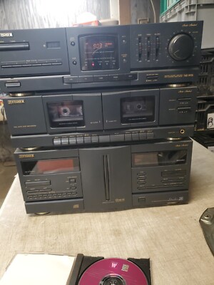 Fisher TAD-9415 Component Stereo Receiver Radio Cassette Player Parts Repair-image