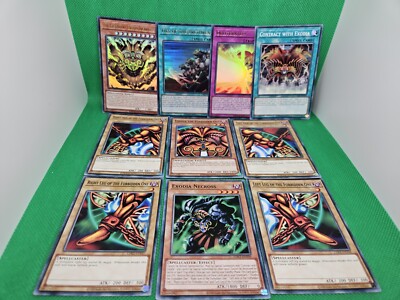 YU-GI-OH SET OF 10 LDK2 EXODIA THE FORBIDDEN ONE CARDS UNL ED MINT-image