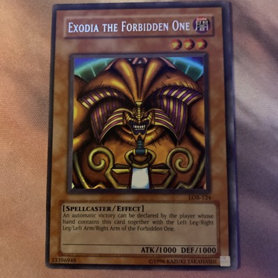 Yu-Gi-Oh! TCG Exodia the Forbidden One LOB-124 Unlimited Ultra Rare -image