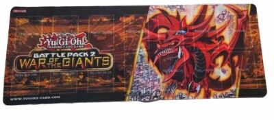 Yugioh Game Mat Battle Pack 2 War of the Giants Slifer The Sky Dragon-image