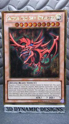 | Yugioh Slifer the Sky Dragon PGLD-EN032 Secret Rare Premium Gold  PL 🔥 |-image