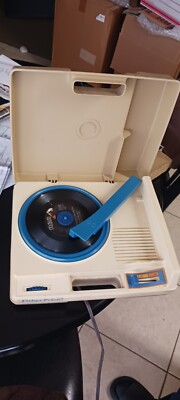 VTG Fisher Price 1978 Record Player #825 TESTED WORKS  33 45 RPM-image