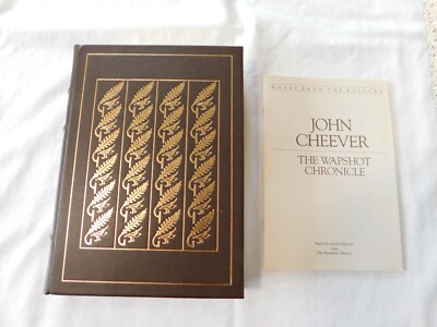 THE WAPSHOT CHRONICLE-Signed by Author-John Cheever- Franklin Library- Leather-image