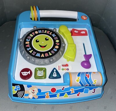 Fisher-Price Laugh & Learn Remix Record Player Toddler 2016 Mattel Music Works!-image