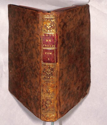 Lettres de la Duchesse De *** au Duc de ***  by de Crébillon (1769 leatherbound)-image