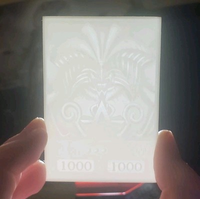 EXODIA The Entire Set Actual Size Of Cards Custom Lithopane 3D Printed Anime Art-image