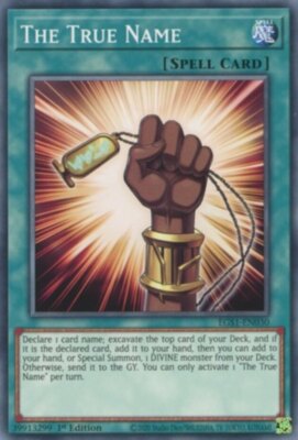  1x The True Name - EGS1-EN030 - Common - 1st Edition - Egyptian God Deck: Slife-image