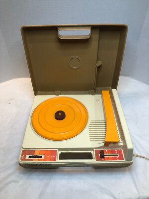 Vintage Fischer Price record player 825 - Turntable works, Needs Needle?-image
