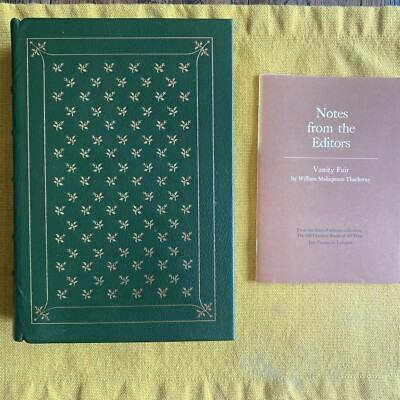 Franklin Library 100 Greatest Books~Vanity Fair W.M Thackeray~Ltd Ed W/NOTES-image