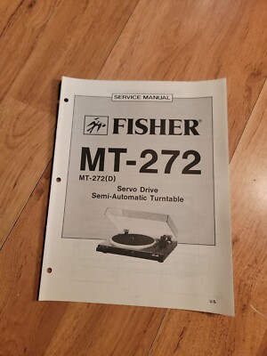 Fisher MT 272 Turntable Service Manual repair-image