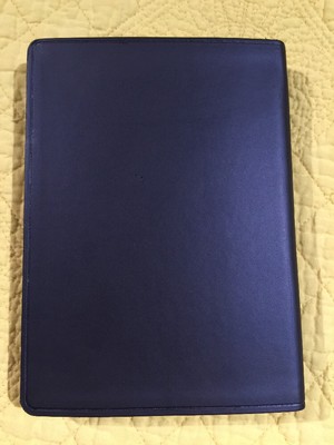 American National Parks and Destinations Blue Leather Bound Book 1999 New-image