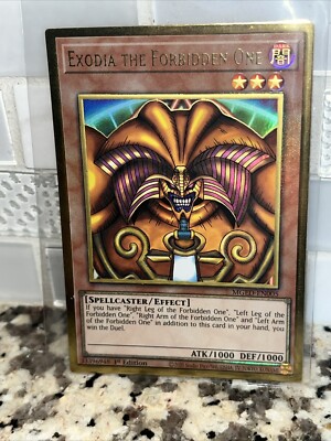 Yu-Gi-Oh MGED-EN005 Exodia The Forbidden One Ultra Set Rare 1st Edition IN HAND-image