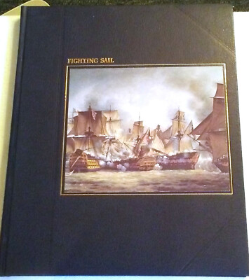 FIGHTING SAIL (SEAFARERS SERIES). 1ST PRINTING, LEATHERETTE, MINT CONDITION-image