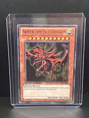 Yu-Gi-Oh! Slifer the Sky Dragon Legendary 25th Anniversary Holo LC01-EN002 Limit-image