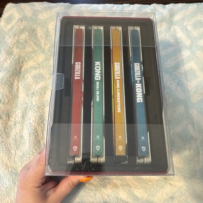 MonsterVerse 4 Film Steelbook Collection (King Kong Godzilla) 4K-image