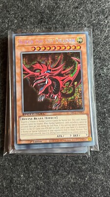 YuGiOh Slifer the Sky Dragon SBC1-ENH01 Secret Rare 1st Edition NM-image