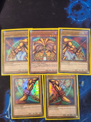 Exodia The Forbidden One Set - YGLD-ENA17 To 21 - Ultra Rare - NM 1st Ed Yugioh-image