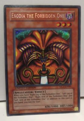 Exodia the Forbidden One Master Collection Volume 1 MC1-EN001 Yu-Gi-Oh! TCG CARD-image