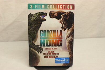 3-Film Collection Godzilla vs Kong, King of Monsters, Kong: Skull Island DVD -image