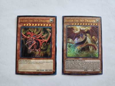 Slifer the Sky Dragon, MVP1, YGLD, Limited Edition. Ultra Rare. Light Play.-image