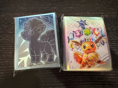 Pokemon TCG Silver Tempest & Prismatic Evolutions ETB 65 Sleeves Each Set-image