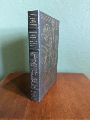 Franklin Library Prizzi's Money by Richard Condon SIGNED First Edition EUC-image