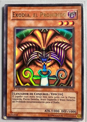 Yu-Gi-Oh Exodia The Forbidden One LDD-S124 1st Edition Ultra Rare Spanish HP-MP-image