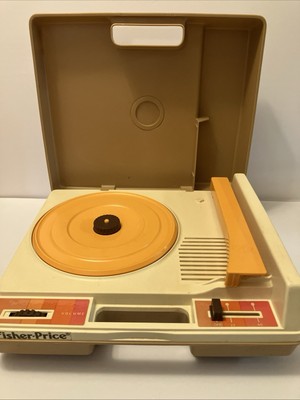 1978 Fisher Price Record Player Model 825 Tested - Works Great -image