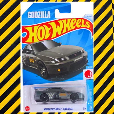 Hot Wheels Mainline Nissan Skyline GT-R BCNR33 R33 Godzilla HW J-Imports Series-image