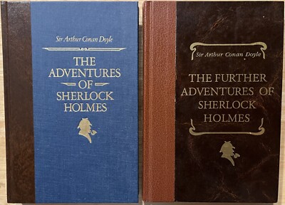 Lot of 2 Arthur Conan Doyle: Adventures Sherlock Holmes ~ Further Adventures ~HC-image