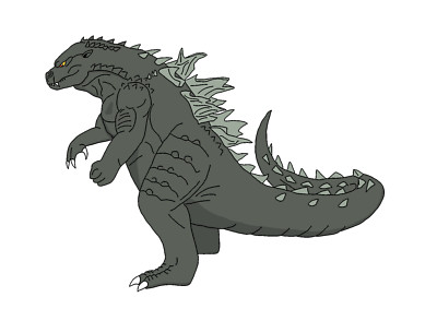 Godzilla sticker weatherproof  bumper vinyl decal-image