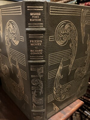 Franklin Library: SIGNED: RICHARD CONDON: PRIZZI'S MONEY: MAFIA: HENRY G. ASBURY-image