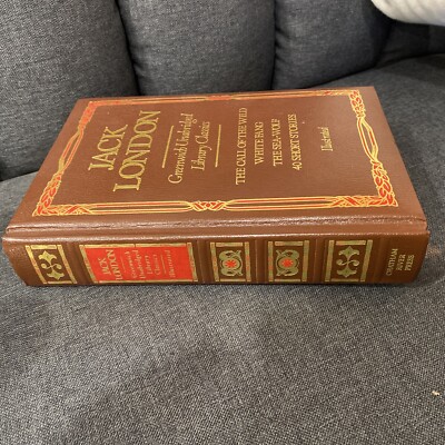 Jack London Greenwich Unabridged Library Classics Illustrated  Leather Bound-image