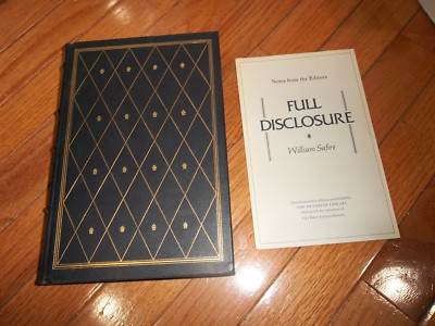 Franklin Library Full Disclosure 1977 Safire-image
