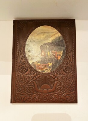 Book The Railroaders Time Life The Old West Series Hardcover 1973 Faux Leather-image