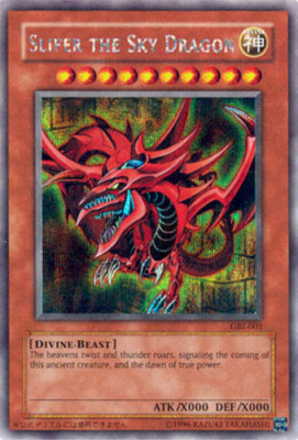 Slifer the Sky Dragon - GBI-001 - Secret Rare - Unlimited Edition PL/MP YuGiOh! -image