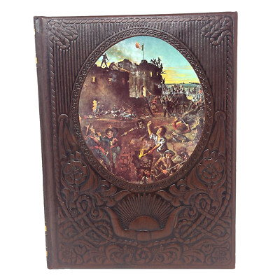 1975 THE OLD WEST Vol 13: THE TEXANS Time-Life Books Series Set FAUX LEATHER-image