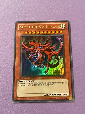 Yu-Gi-Oh! SLIFER THE SKY DRAGON LEGENDARY COLLECTION LC01-EN002 Limited Edition-image