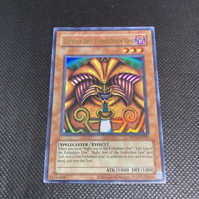 Yugioh  Exodia The Forbidden One RP01-EN021 Ultra Rare Retro Pack 1 2024 Reprint-image