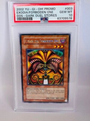 Yugioh PSA 10 Exodia The Forbidden One DDS-003 Prismatic Secret Rare-image
