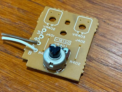 Fisher MT-720 Turntable Parts - Pitch Control-image